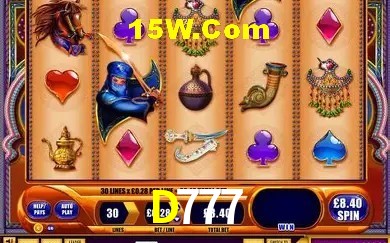 Biblioteca de slots populares na D777